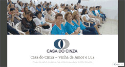 Desktop Screenshot of casadocinza.com